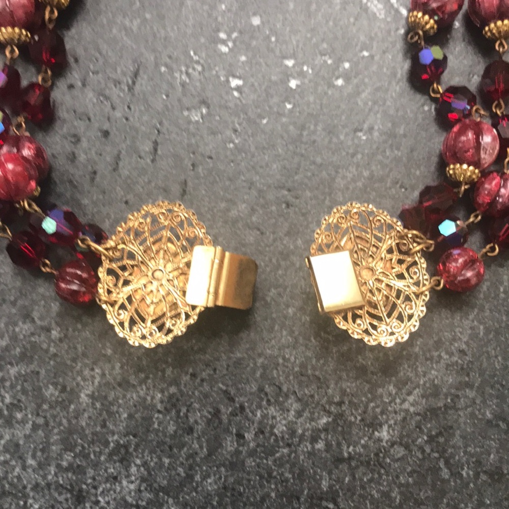 Dramatic Sparkling Bead Necklace - image 6